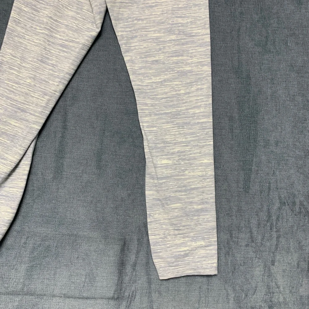 Lululemon Leggings Womens 22 White Blue Space Dye Athletic Gym Training Workout